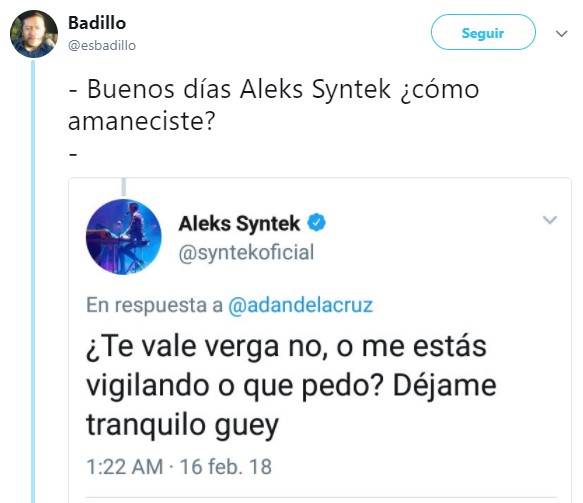 Aleks Syntek twitter meme